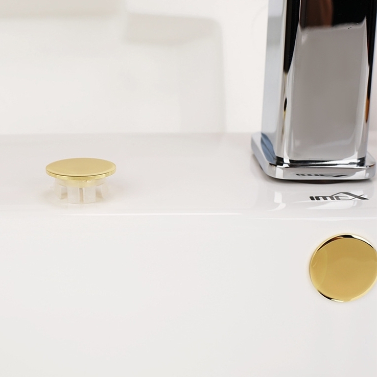 더블슬릿 황동 SUS304 스텐레스 세면대 세면캡 구멍 완전 막힘형 오버플로우 마개 1+1 8,700원