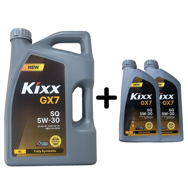 KIXX GX7 5W30 SQ 4L 1개 + 1L 2개 가솔린 25,000원