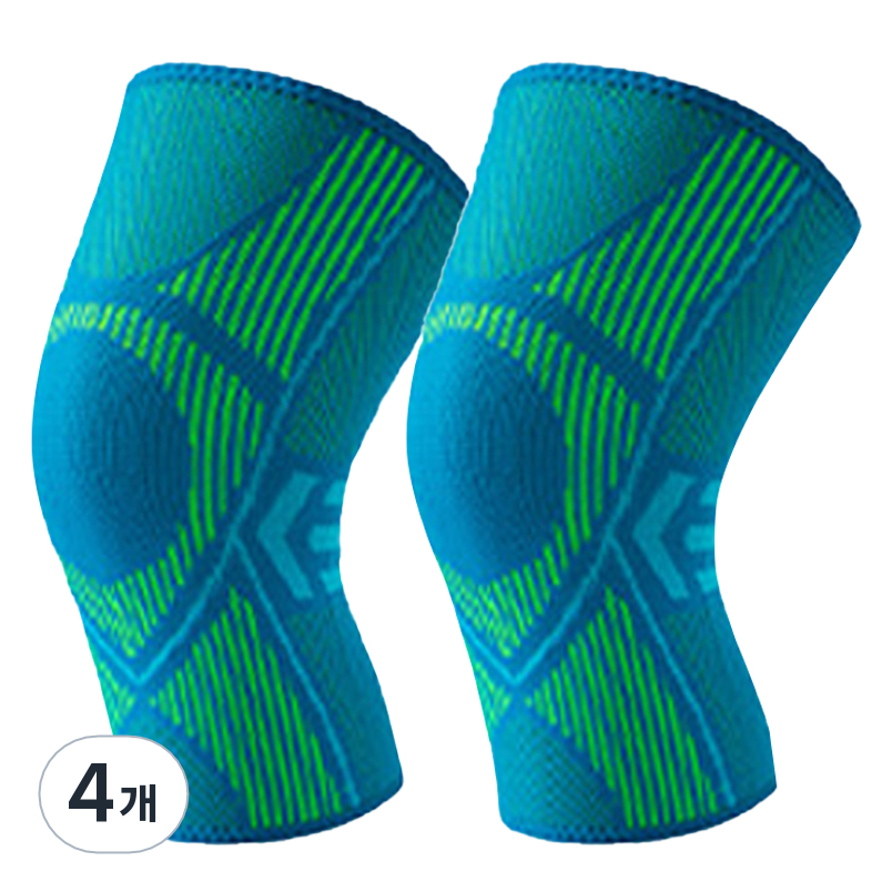 러닝 피트니스 탄력성 좋은 무릎보호대 네온블루 2p 29,480원