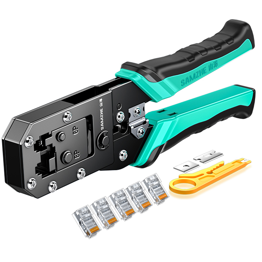삼지 SAMZHE 올인원 랜선 탈피 압착 절단 다기능 랜툴 세트, 1개 18,900원