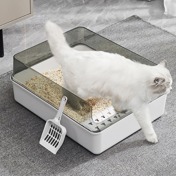 24L 화장실 오픈형 고양이 투명벽 대용량 평형, 상세페이지 참조, 1개 29,140원