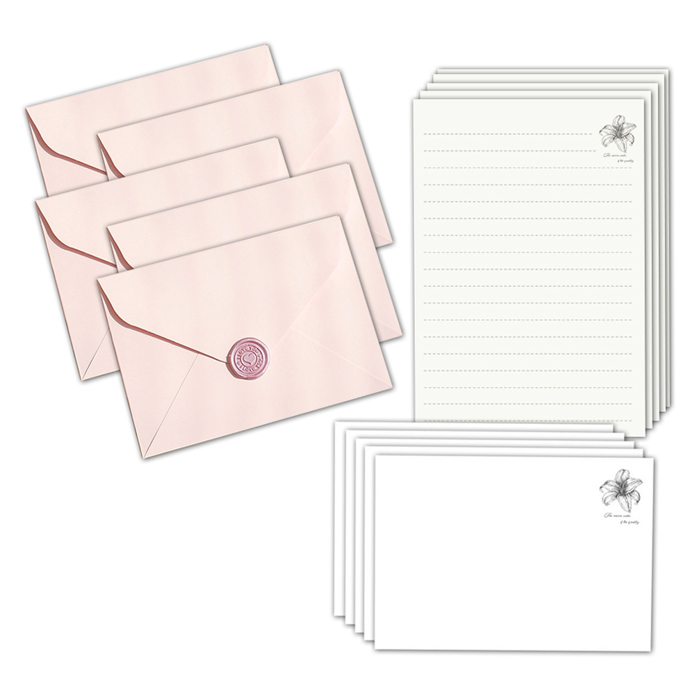 만들하비 고급 실링 스티커 편지지 카드 5p 세트 02 소형 8,100원