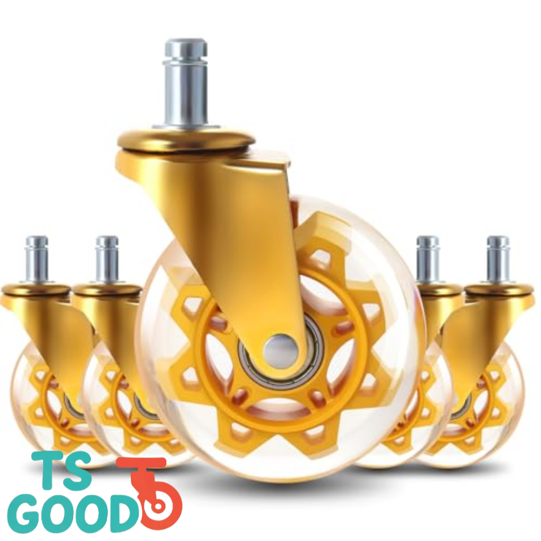 TS우리집상점 프리미엄 무소음 의자바퀴 무늬 3인치 5개 1세트 14,000원