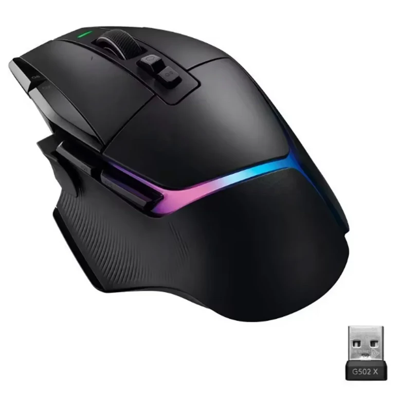 쿠쿠스토어 마우스 G502 X Pl 게이밍 라이트스피드 무선 기계식 RGB 광학 스위치 조절 가능 긴 배터리 수명 43,600원