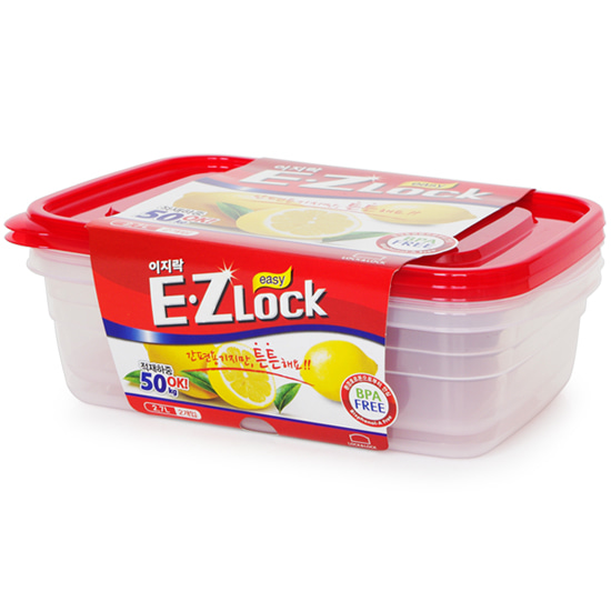 다푼다 락앤락 뉴이지락 직사각 간편용기 2.7L 2개입 HLE6804, 1세트, 2.7L 7,000원