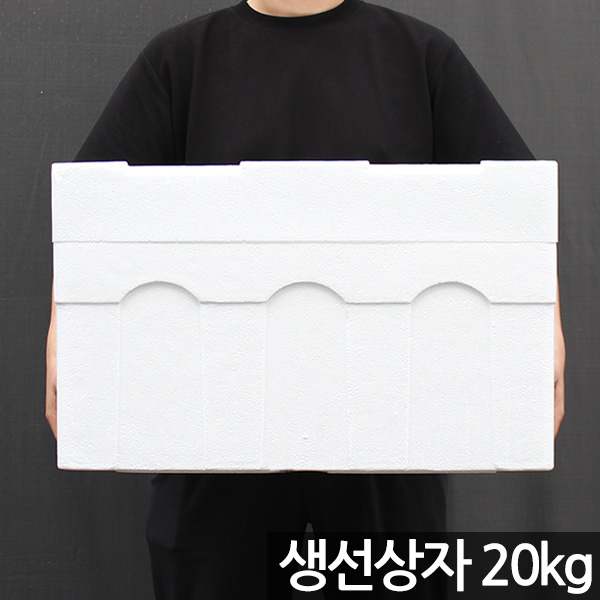 국내생산 20kg 생선 스티로폼 택배 박스 - 상자 포장 아이스박스 대형 큰 사각 운반 스치로폴 스티로폴 스치로폼 어상자 생선박스 16,480원