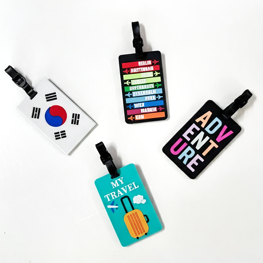 올리스트 실리콘 태극기 캐리어 네임택 4종 세트 8,800원