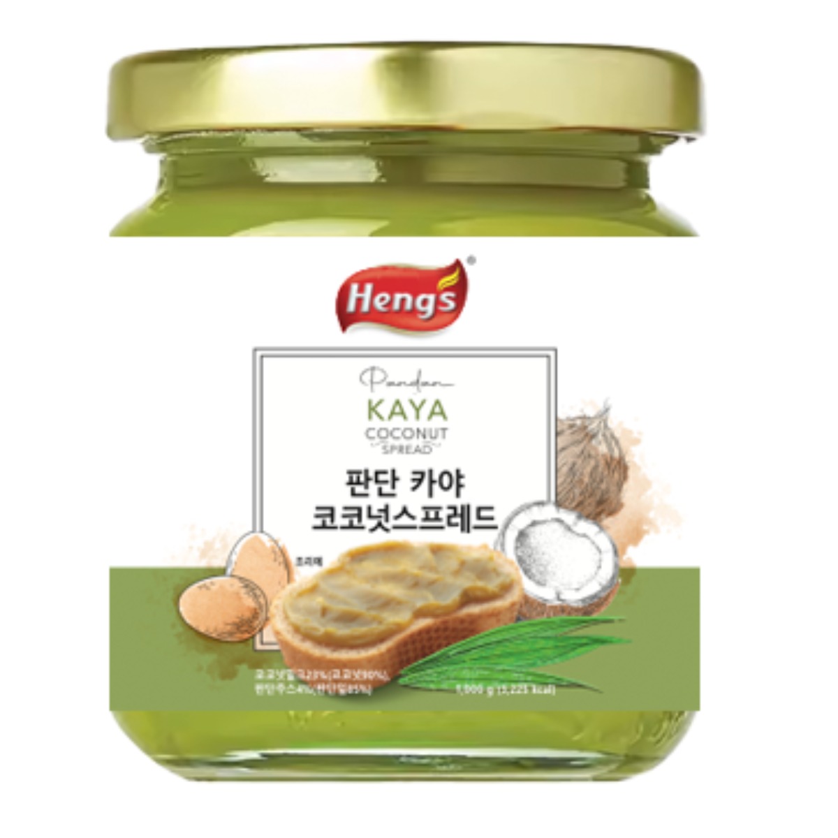 헹스 프리미엄 판단 카야잼 그린 220g, 1개, 220g 4,200원
