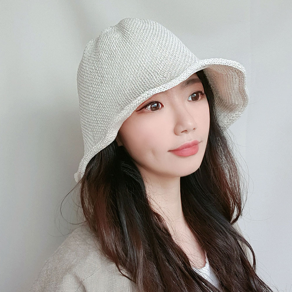 이코마켓 국산 샤방 봄 가을 여성 여름 벙거지모자 여름챙모자 와이어 린넨 니트 버킷햇 15,740원