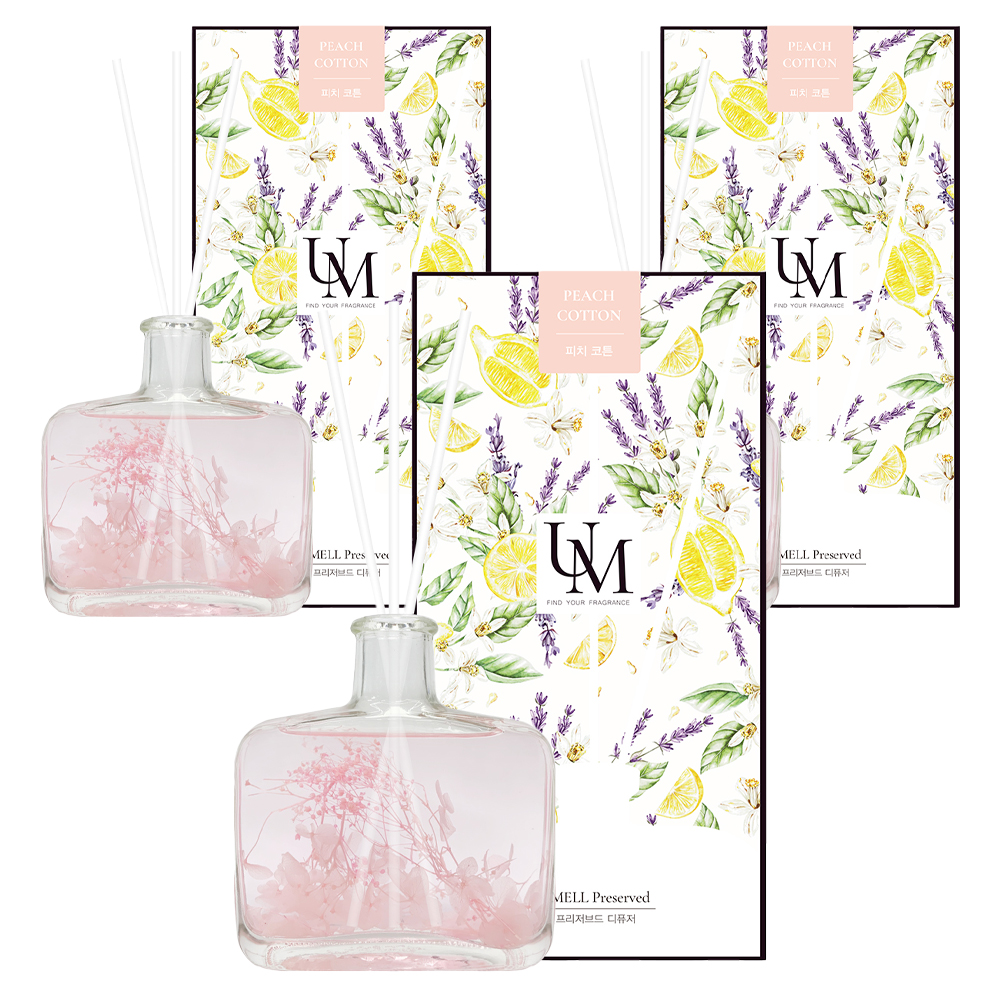 유멜 프리저브드 디퓨저 + 화이트 섬유스틱 3p 26,460원