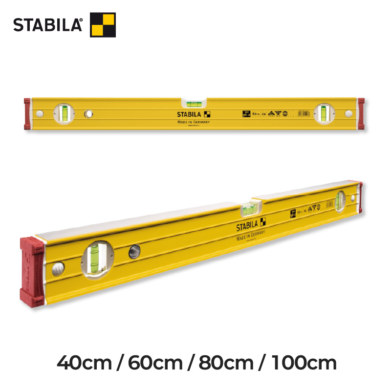스타빌라 광폭 수평대  96-2 40cm / 60cm / 80cm / 100cm 독일 정밀 알루미늄 주물 미니  수평계 수평자 / 타일공구 대구점 55,000원