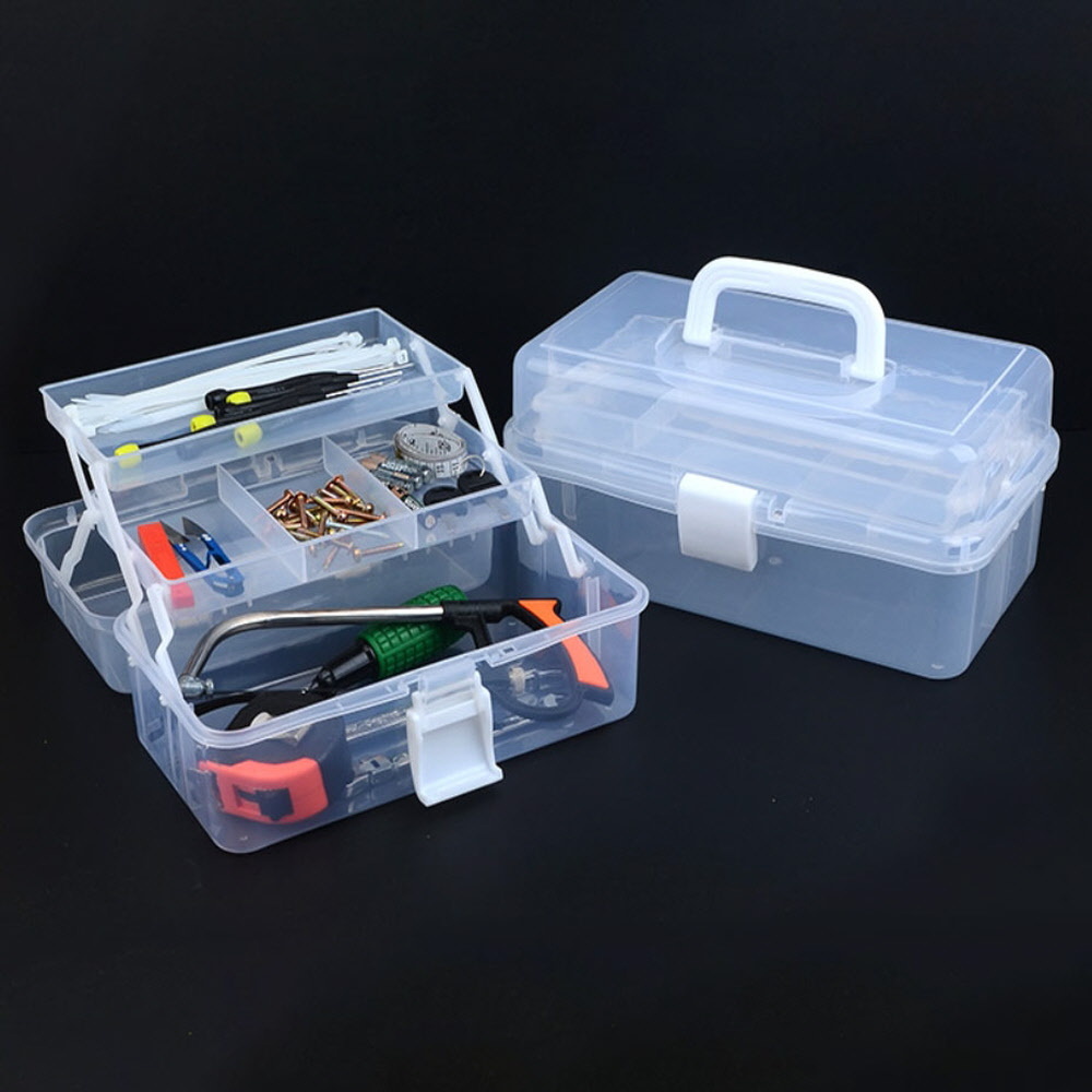 하라 3단 다용도 투명 공구함 약상자 가정용구급상자 구급키트 8,400원