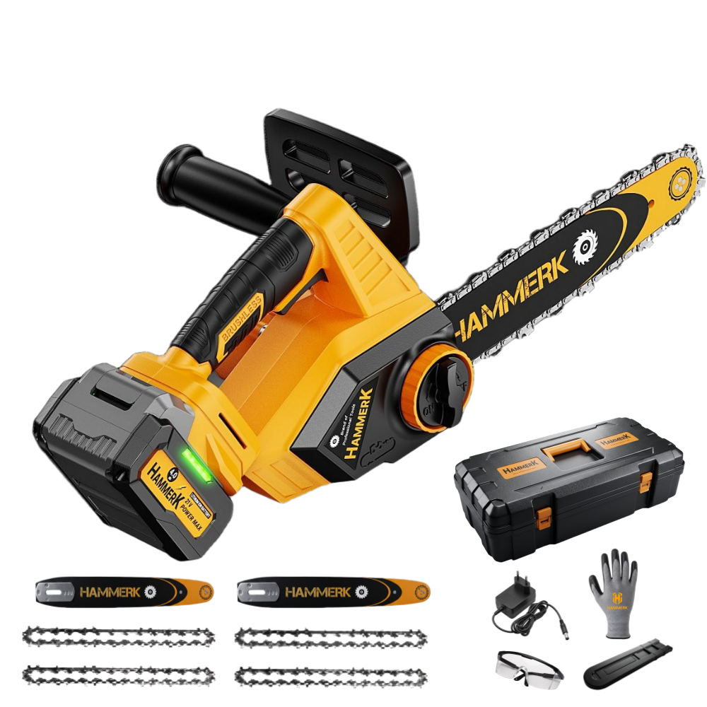 해머크 30cm/35cm 전기톱 무선 충전식 체인톱 나무 가지치기 129,000원
