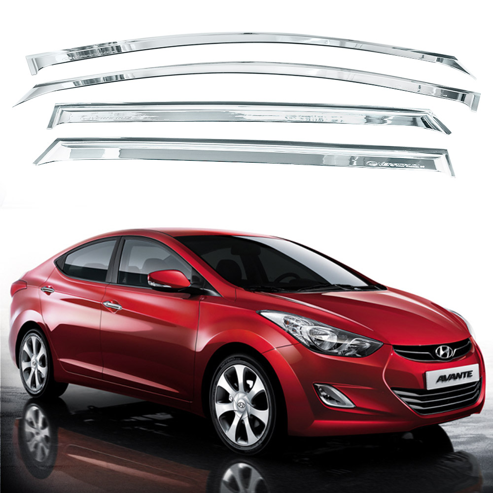 현대 아반떼MD 전용 크롬 썬바이저 4개 1세트 33,900원