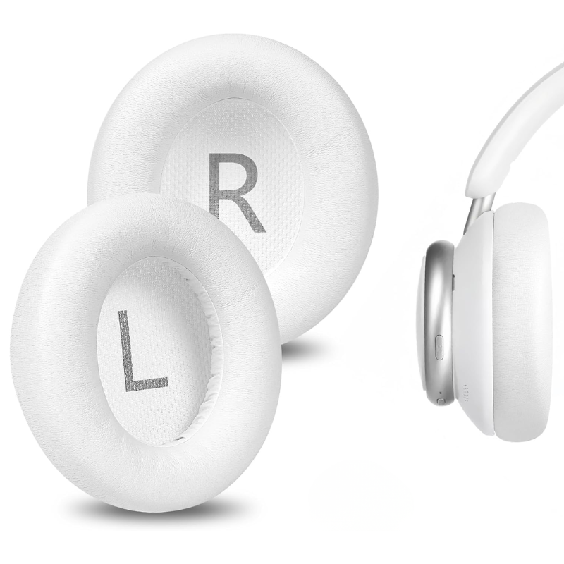 앤커 Q45 Q45BT 이어 패드 호환 쿠션 커버 귀마개 헤드폰 헤드셋 메쉬 좌우 이어패드 이어폰솜 이어폰커버 이어폰폼팁 쿠션 헤드셋스펀지 헤드셋커버 헤드셋커버교체, 2개, 하얀색PU, 엔커Q45 LR 10,900원