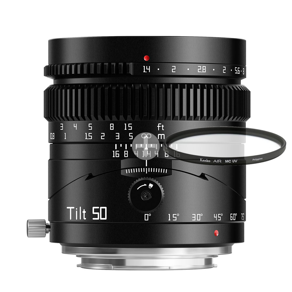 TTArtisan 50mm F1.4 소니 E마운트 틸트렌즈 블랙 (겐코 Air MCUV 필터) 334,000원