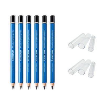 스테들러 어린이 점보연필 100J 유아연필 8B 6p + 연필캡 6p 19,200원