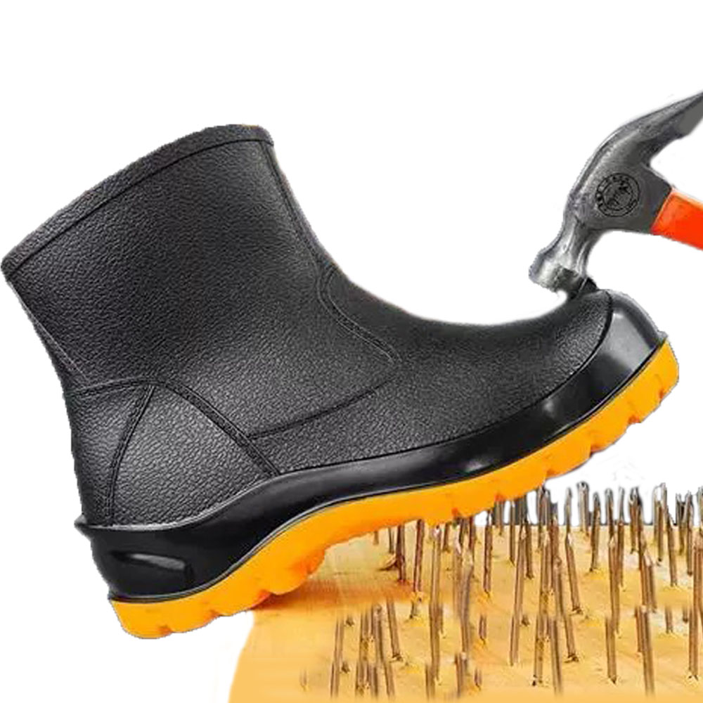 방수 작업화 남녀공용 레인부츠 사계절용 미끄럽 방지 현장 작업장화 29,900원