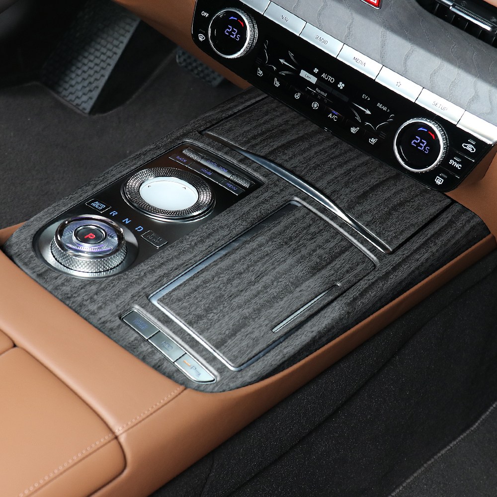 유투카 호환 G80 RG3 튜닝 기어패널 커버 우드 카본 몰딩 용품 차량 인테리어 57,500원