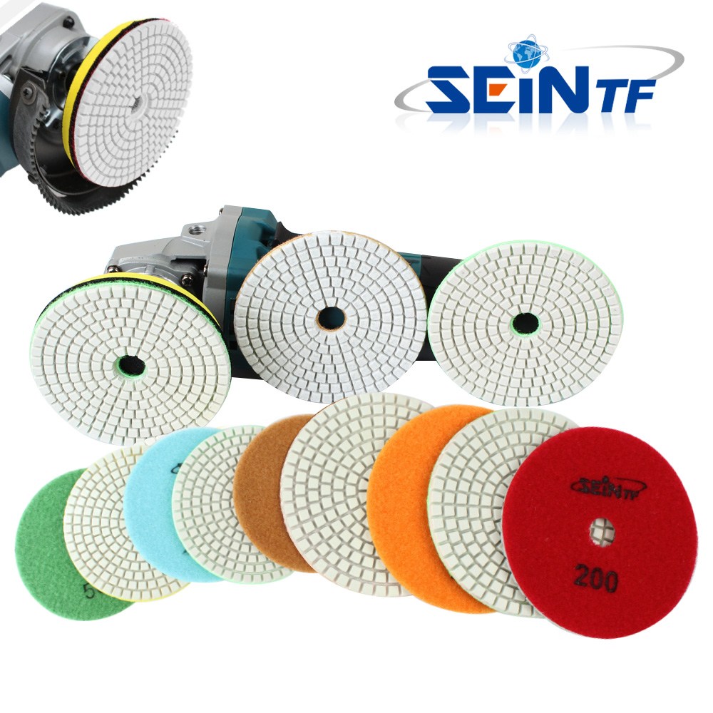 세인티에프 (고품질) 세라믹 연마패드 100mm 다이아몬드 대리석 타일 폴리싱 광택 샌딩 연마디스크 2,900원