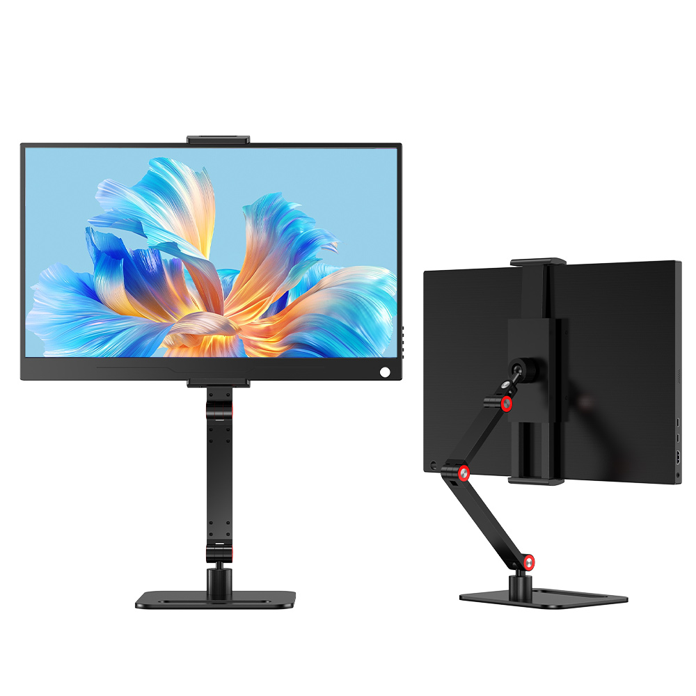 에비크 포터블모니터 거치대 탁상용 접이식 각도 높이 조절 태블릿 스탠드, 1개, 블랙 29,800원