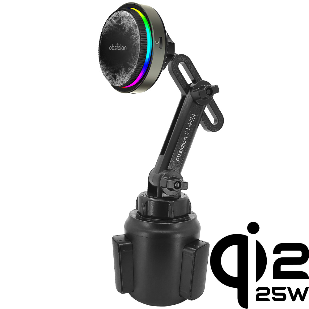 옵시디언 차량용 컵홀더 qi2.2 e쿨링 핸드폰 고속 무선충전 거치대 55,800원