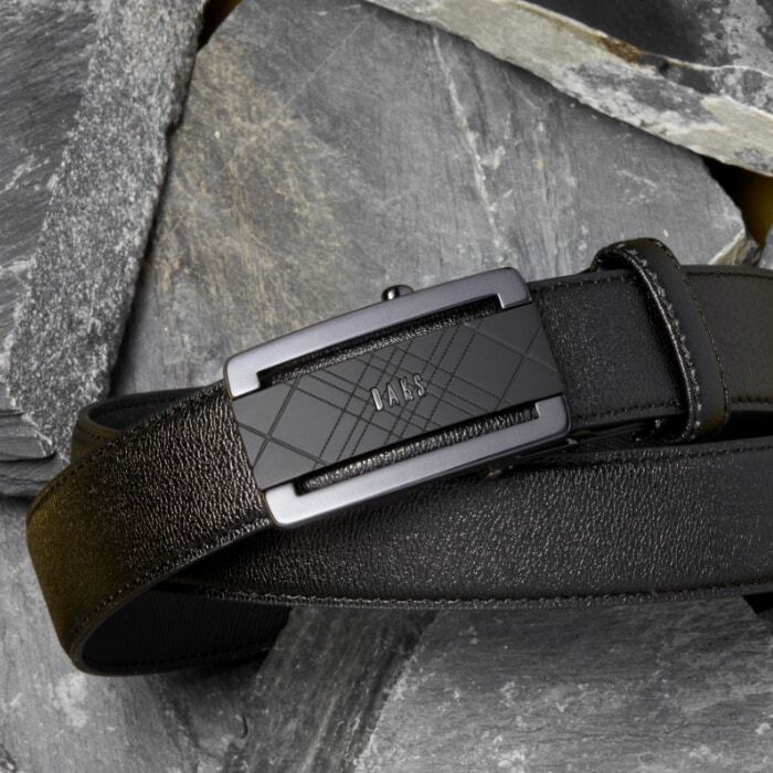 [국내백화점] 닥스 블랙 체크패턴 음각 무광버클 소가죽 자동벨트 남성 선물 163,750원