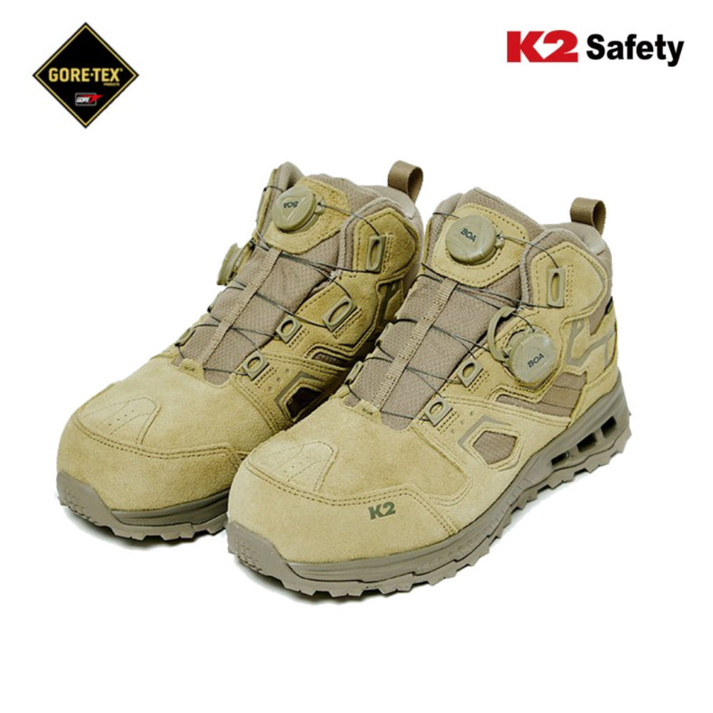 K2 고어텍스 안전화 (6인치) 다이얼 건설 작업 현장화 작업화 메쉬 미끄럼 방지 남자 253,000원