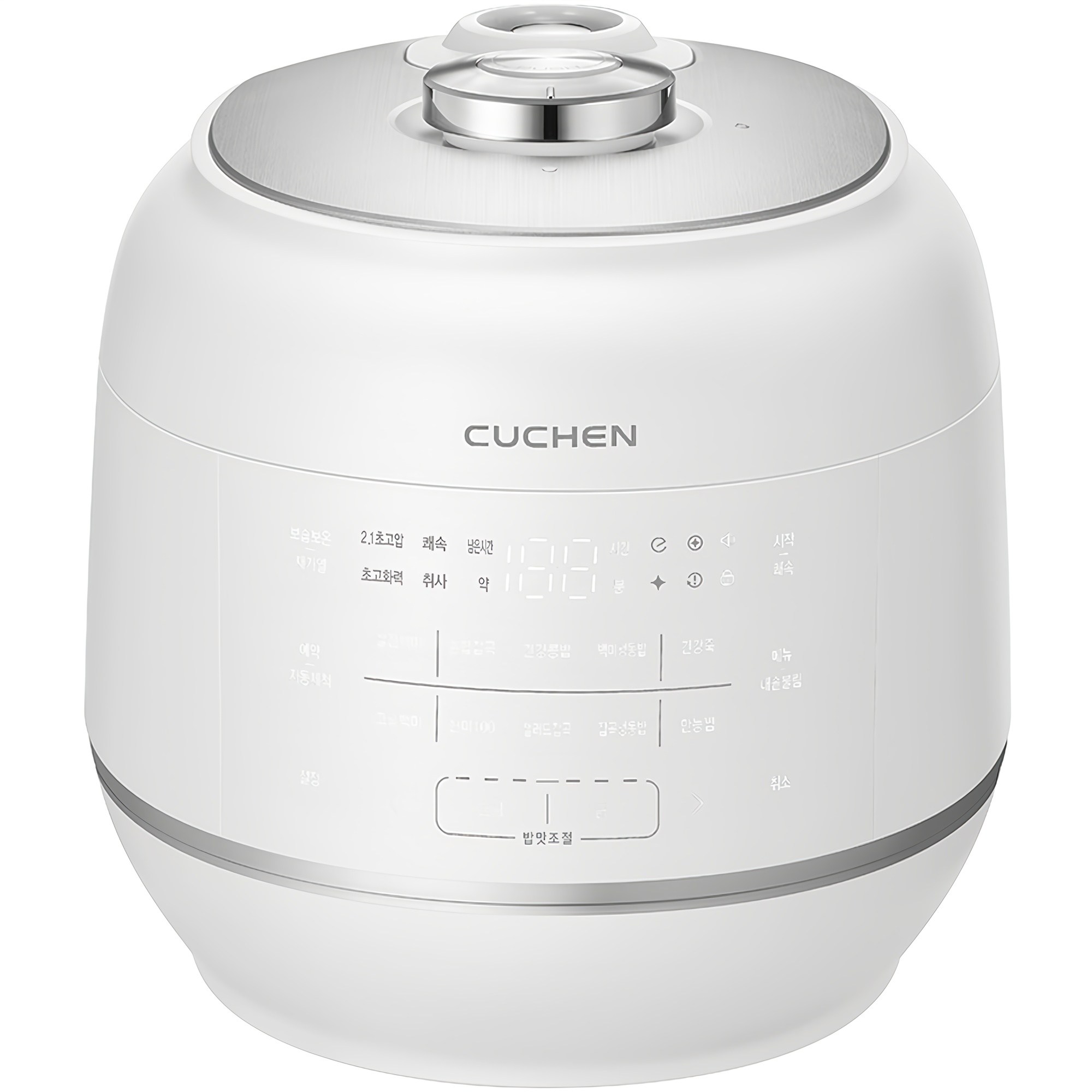 쿠첸 121 플러스 올스테인레스 전기압력밥솥 6인용, CRT-RPS0671W, 네이처화이트 299,000원