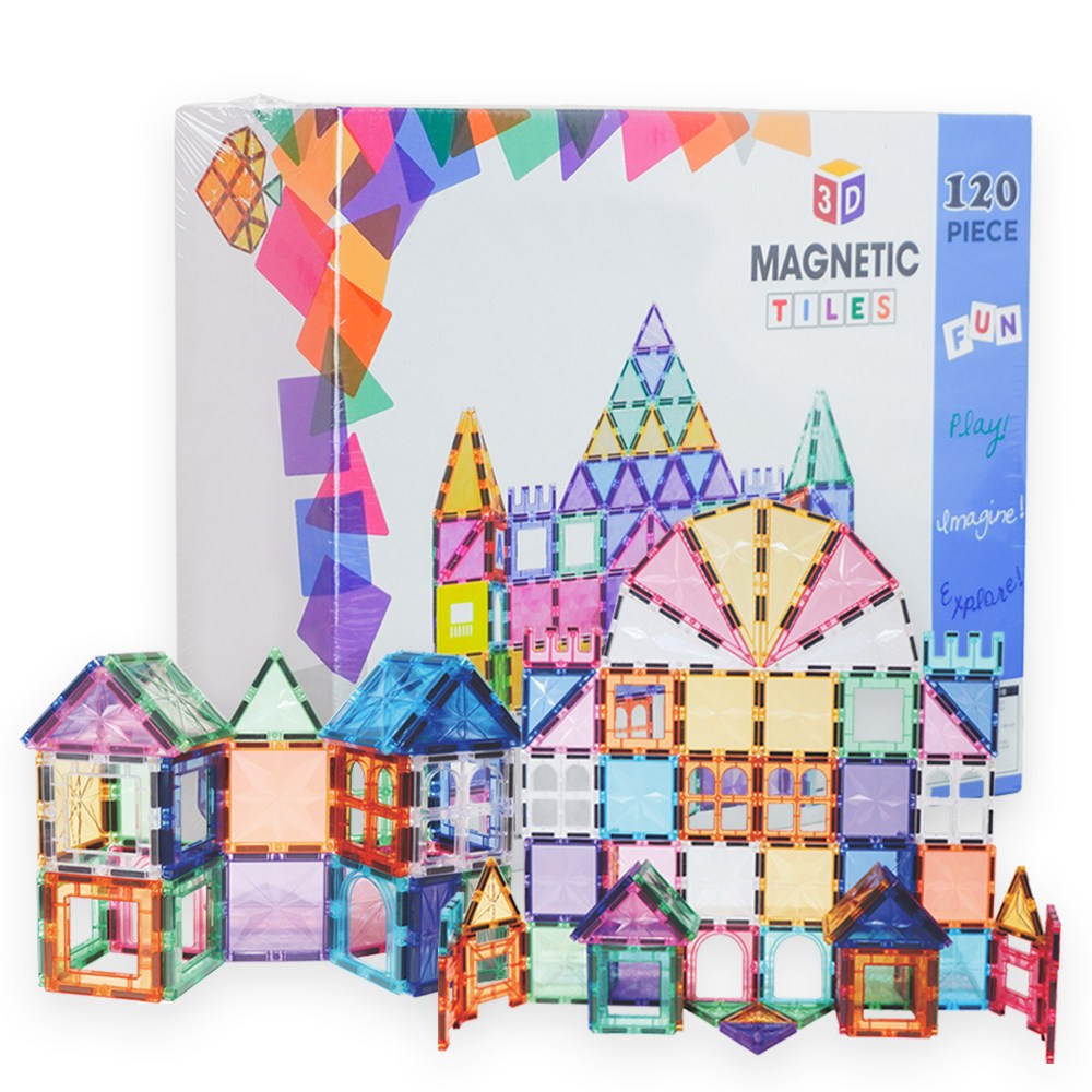 토이토 맥타일즈 자석 블럭 36pcs 66pcs 120pcs 마그네틱 블록 교구 놀이, 120pcs 79,000원