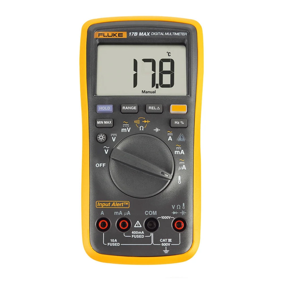 플루크 디지털테스터 Fluke-17B MAX-02 멀티미터 1000V 10A 온도, 1개 205,700원