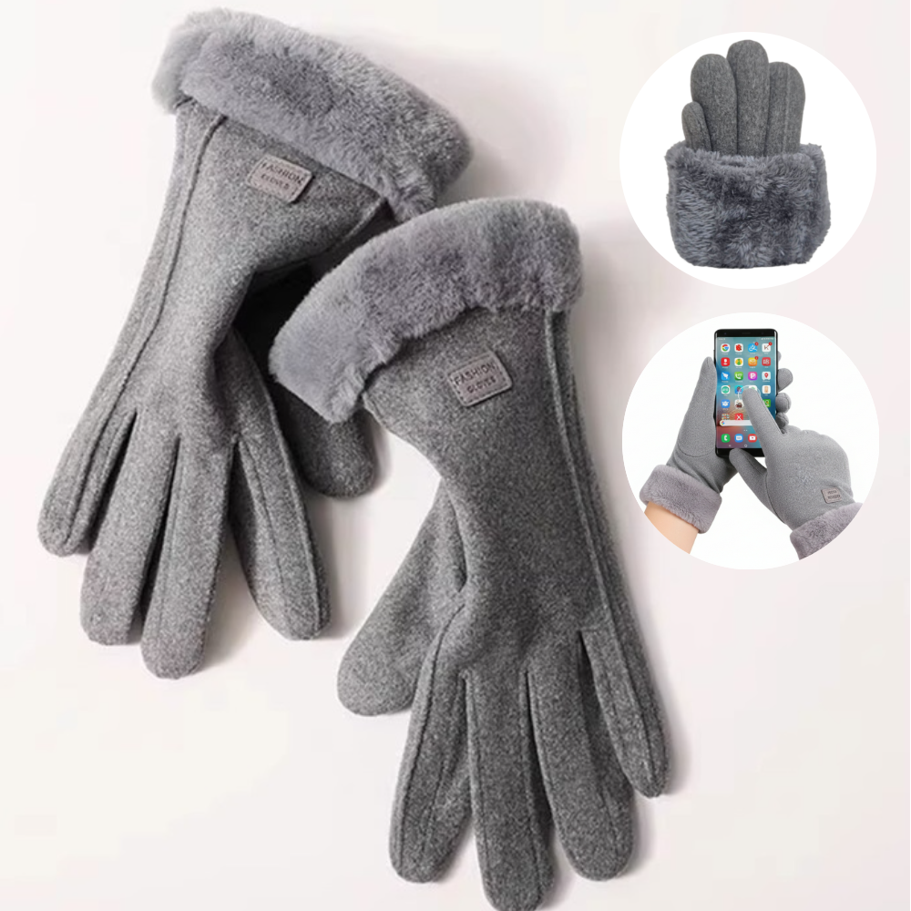 BANA 따뜻한 융털안감 스마트터치 여성 방한장갑 13,900원