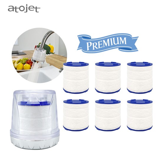 아토젯 주방 싱크대 프리미엄 코브라형 1개 +  헤드필터 6개 1년구성 36,800원