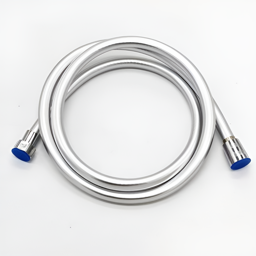 minh 욕실용품 고급 PVC 물때방지 미끄럼방지 꼬임방지 샤워호스, 1.5m, 실버 3,490원