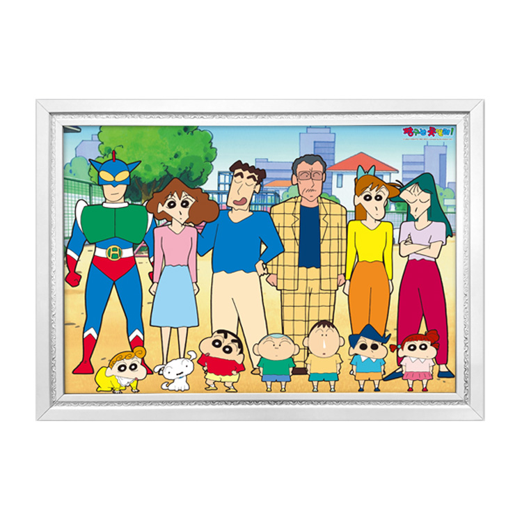 학산문화사 짱구는 못말려 유치원가족 500피스 직소퍼즐액자 HS201986, 1개 36,000원