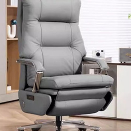 바디포커스 편안한 리클라이너 침대형 중역의자 1인용 마사지 전동 사무용 게이밍 대표, 시그니처그레이 589,000원