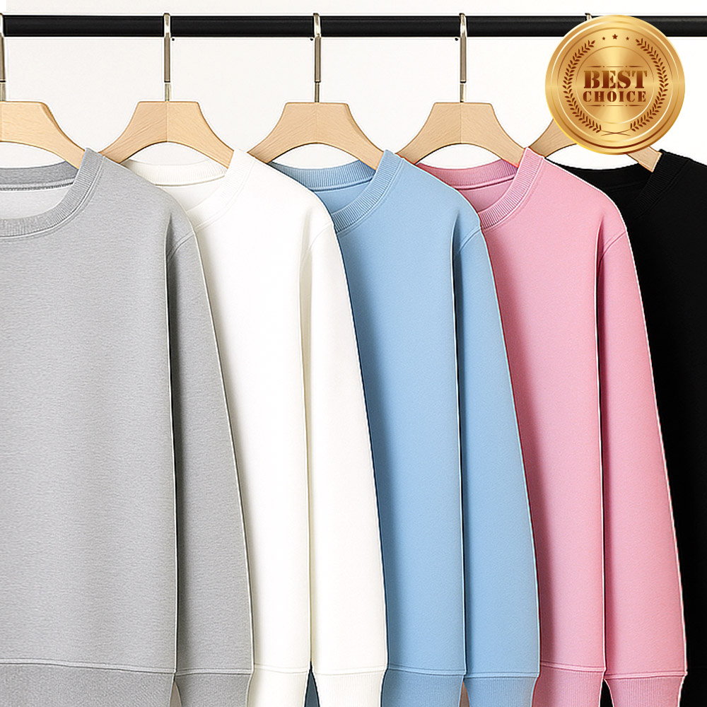 3단 쭈리 도톰한 맨투맨 남녀공용 기본핏부터 빅사이즈까지 고급원단 11,800원