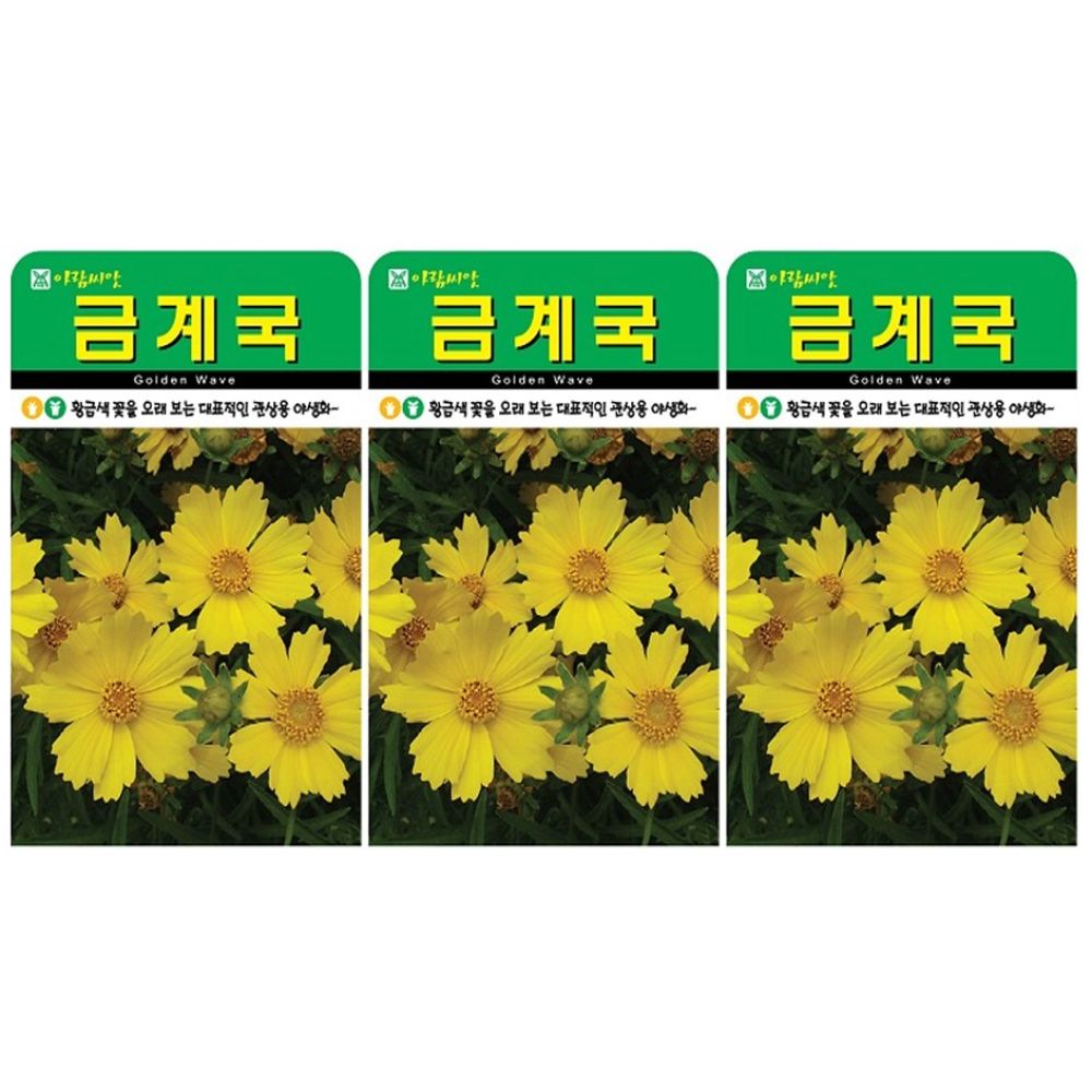 에스엔 금계국 씨앗 대표적인 관상용 야생화 꽃씨 7,290원