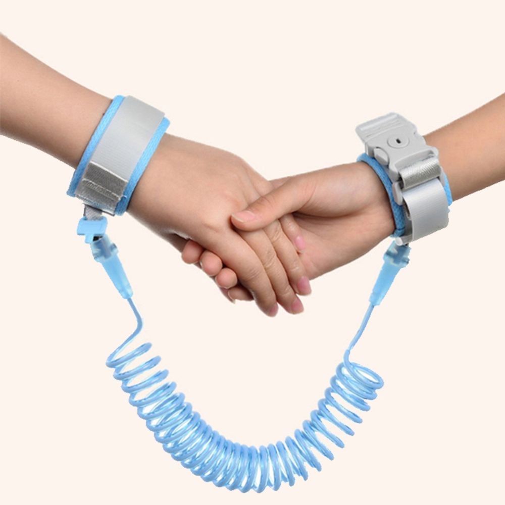 니즈몬 미아방지 손목밴드 끈 줄 스트랩 일반형 잠금형 1.5m 2.5m, 1개, 2.5m 블루(잠금형) 15,850원