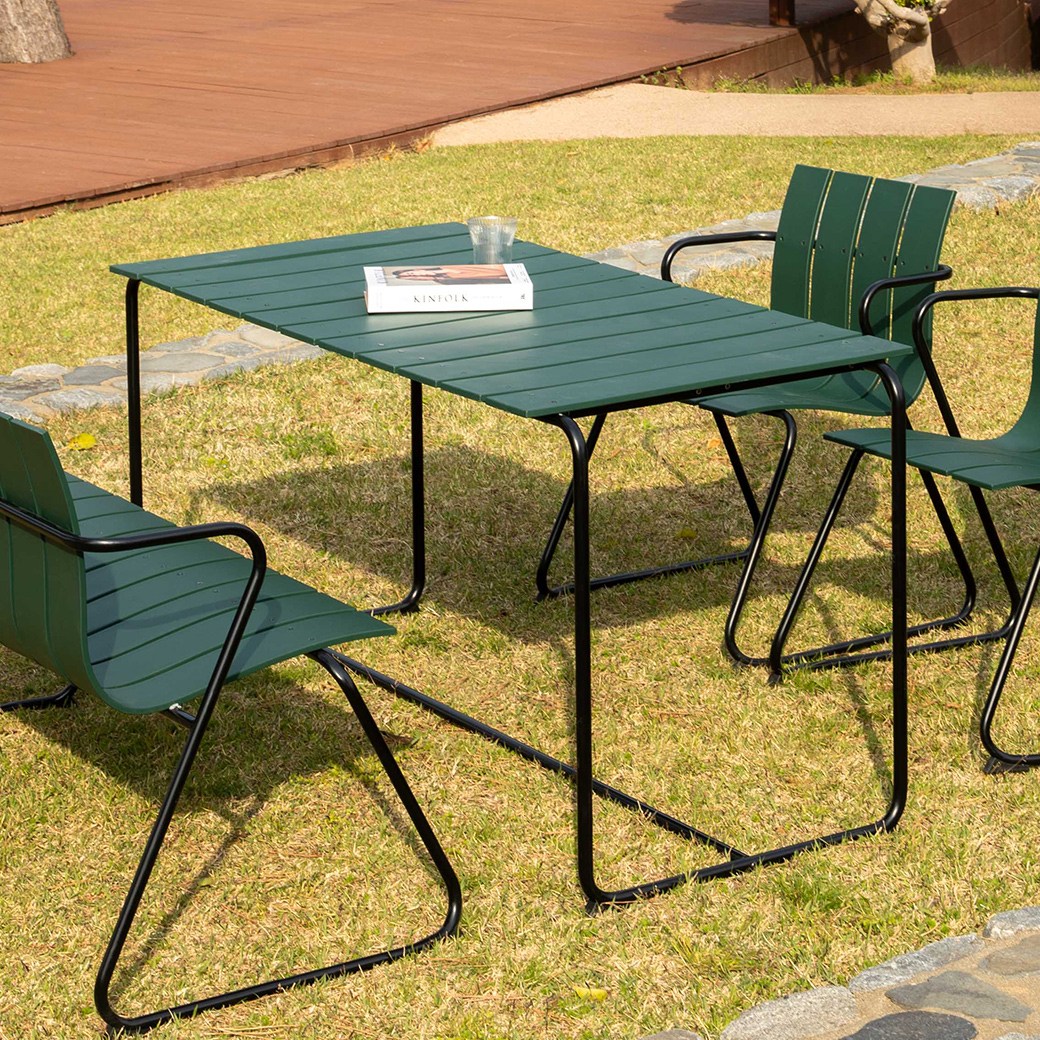 오션 브리즈 4인용 플라스틱 정원 카페 테라스 야외테이블 161,000원