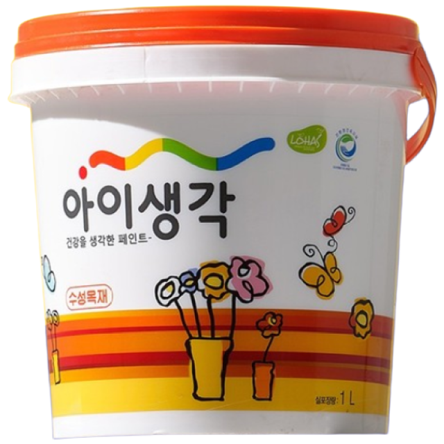 방문 삼화 가구 목재 싱크대 몰딩 아이생각 수성목재 친환경 반광, 화이트크림, 1L, 1개 19,500원