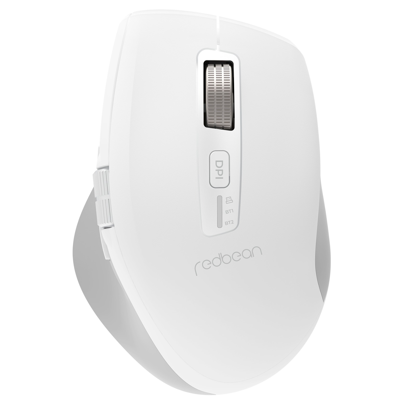 레드빈 퀀텀 무한 휠 스크롤 블루투스 C타입 충전식 무소음 세미 버티컬 무선마우스, A59R-WT, 퓨어화이트 37,600원
