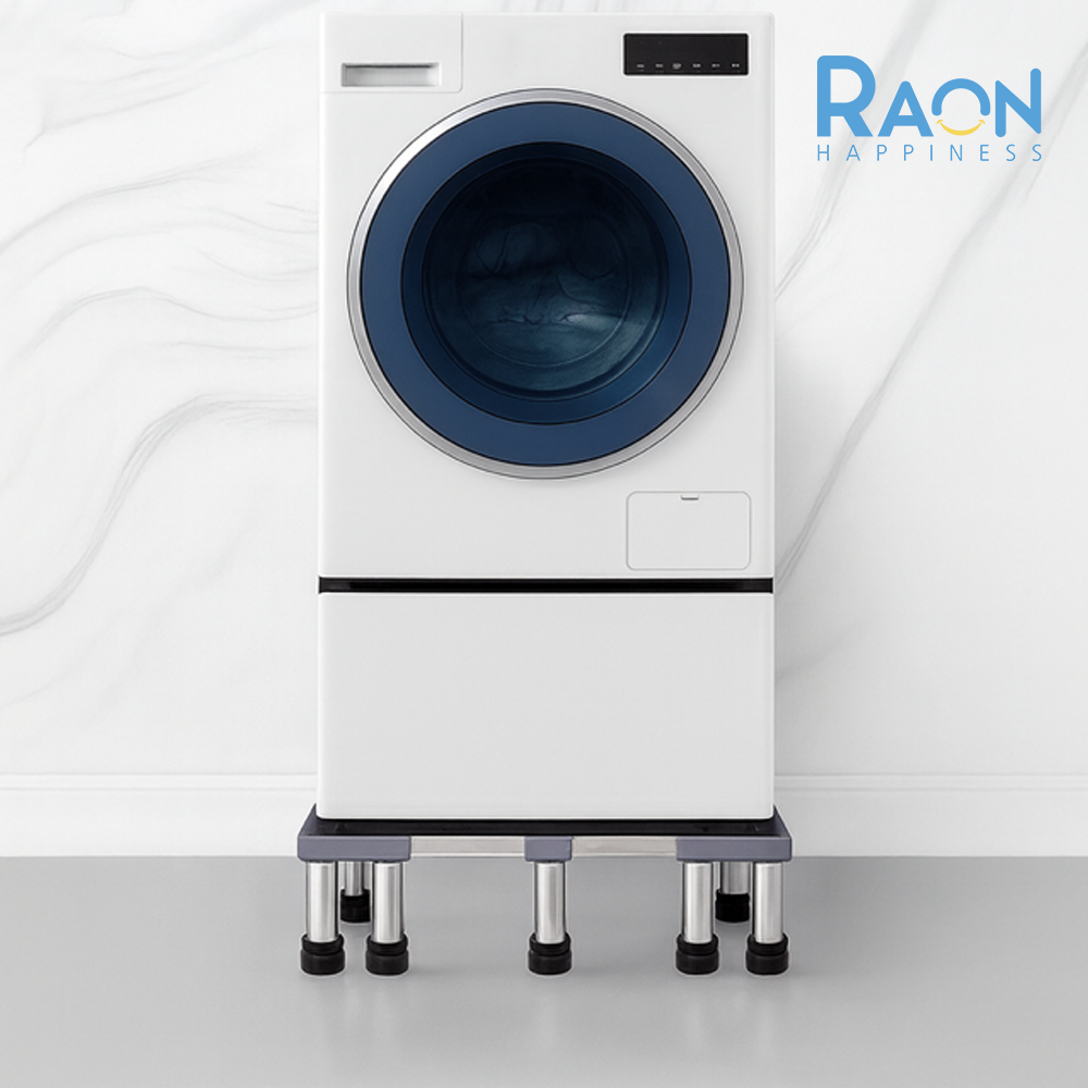 빅사이즈 20cm 높이조절 세탁기 받침대 16발 통돌이 드럼 건조기 냉장고 수평 소음방지 98,900원