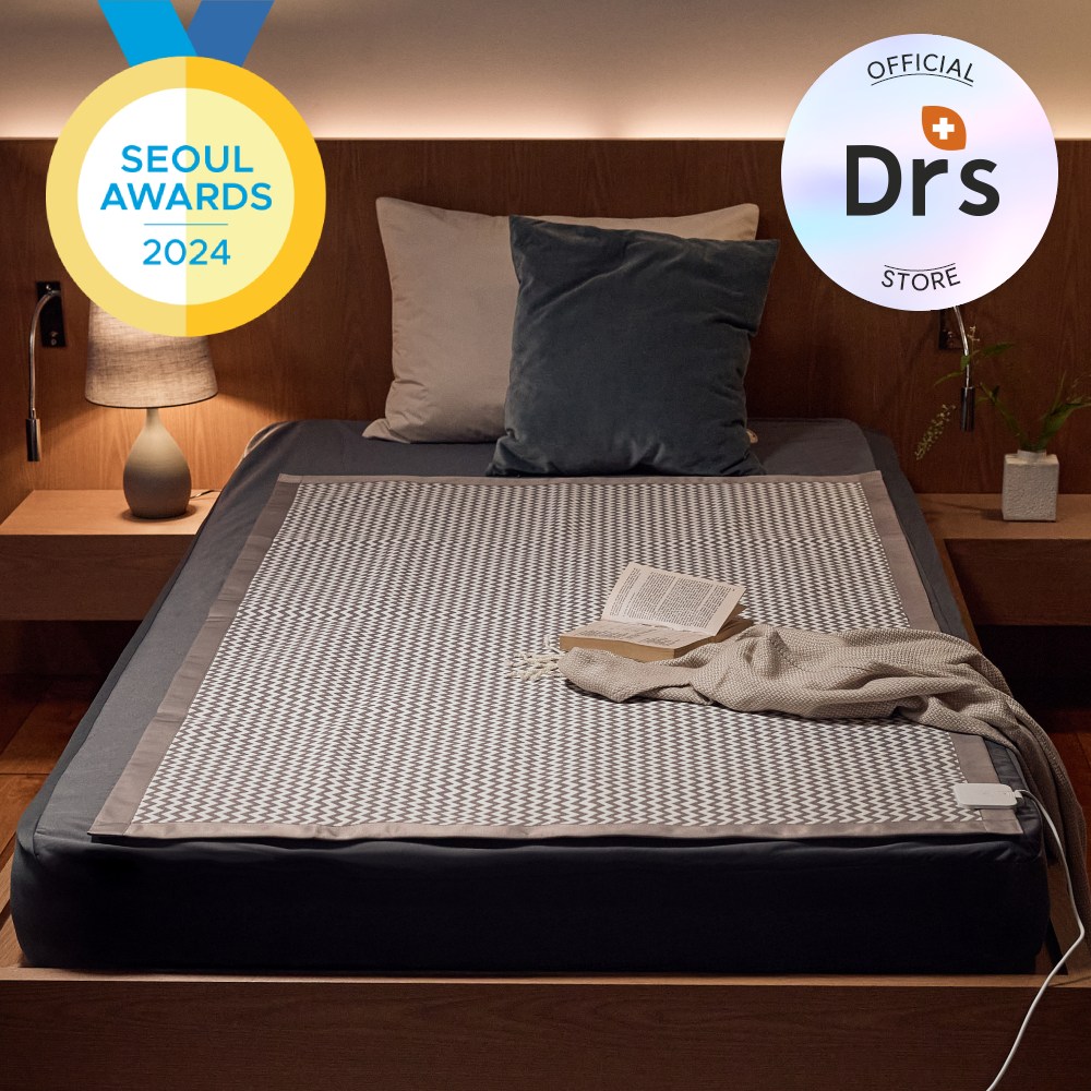 [20%할인] 닥터스 2026년형 1mm NEW 초격차 프리미엄 은사 매트 Class SS 화이트에디션 IoT 듀얼 AI 원격제어 탄소사 탄소매트 카본 온열 원적외선 DC 프리볼트, 슈퍼싱글(쉐브론) 399,000원