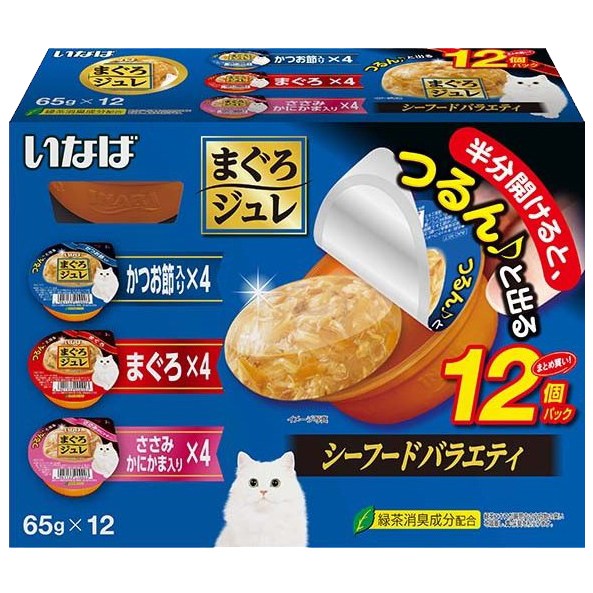 이나바 챠오 고양이컵캔 마구로쥬레 대용량 버라이어티팩 12개입, 1개, 65g 16,780원