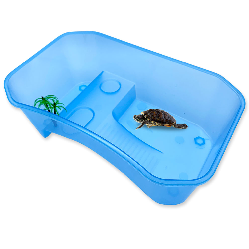 노모이펫 거북이 오픈 멀티 하우스 블루 40 x 23 x 13 cm NX-11, 1개 7,000원