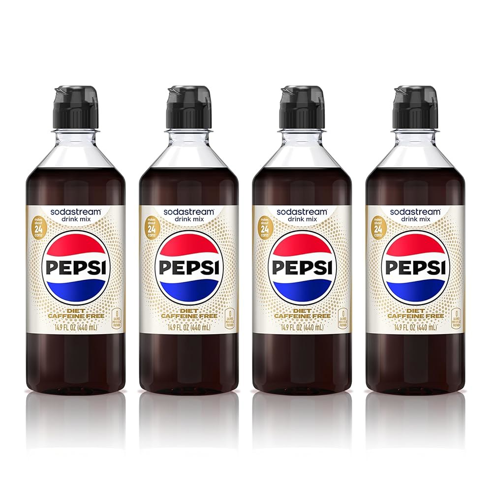 소다스트림 카페인 없는 다이어트 펩시 새로운 푸어 병 믹스 440ml 4팩, 440ml 81,000원