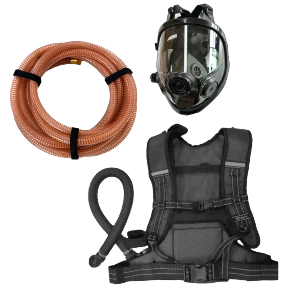 [SG생활안전] 송기마스크(전동송풍기형) HM-5200/4E / 2인이상 추가다인구성품세트, 1개 527,470원