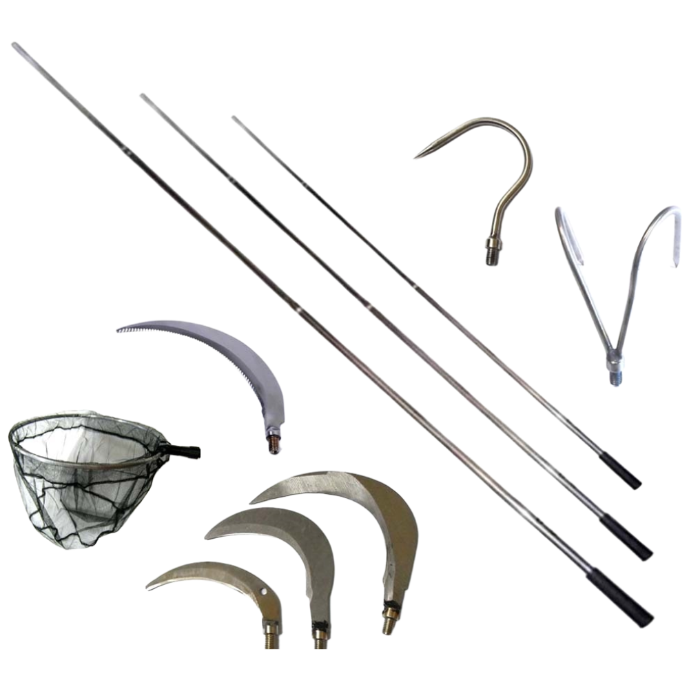 스텐봉 수초낫 뜰채봉 해루봉 뜰채망 갈고리 연결대, 1개, 스텐봉3m 12,800원