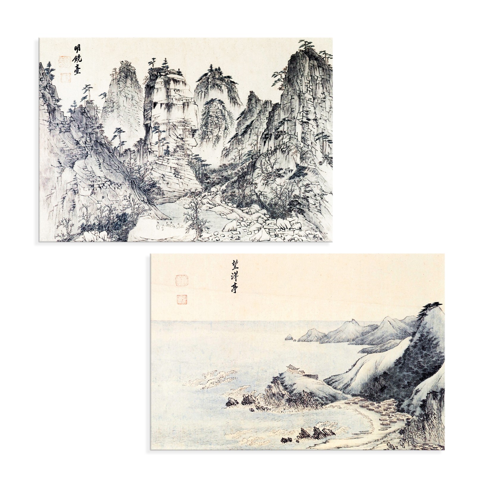 명화액자 김홍도 금강사군첩 아크릴액자 원목디아섹 캔버스액자 9,000원